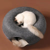 Felt Tunnel Round Cat Bed Hideout