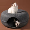 Felt Tunnel Round Cat Bed Hideout