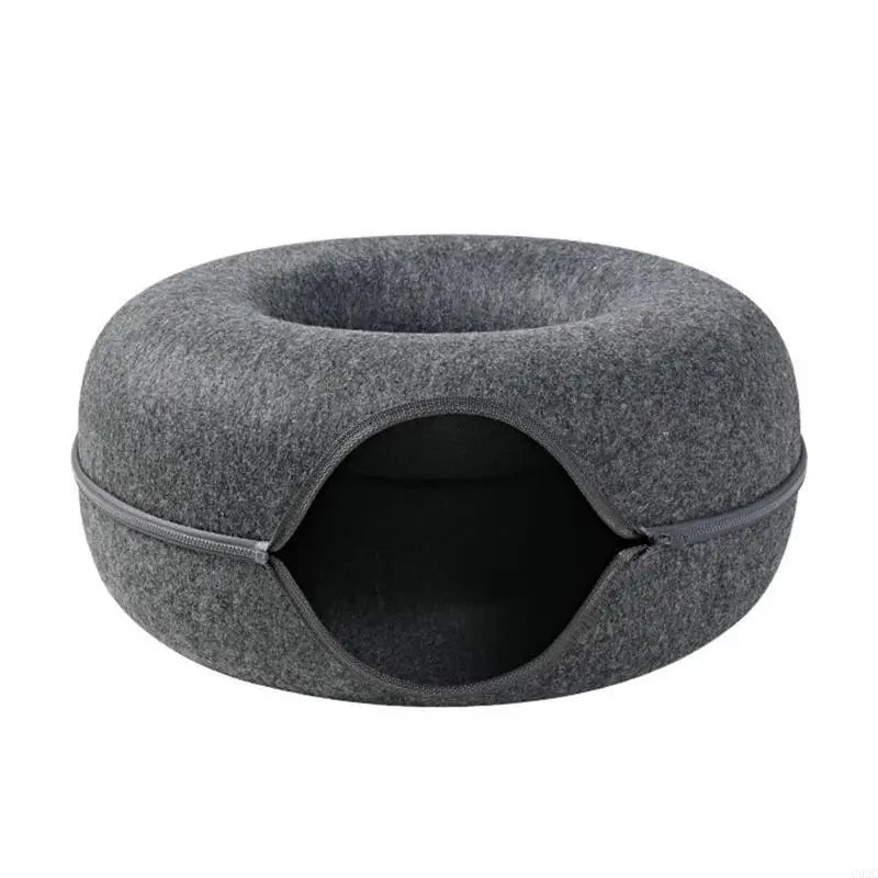 Felt Tunnel Round Cat Bed Hideout
