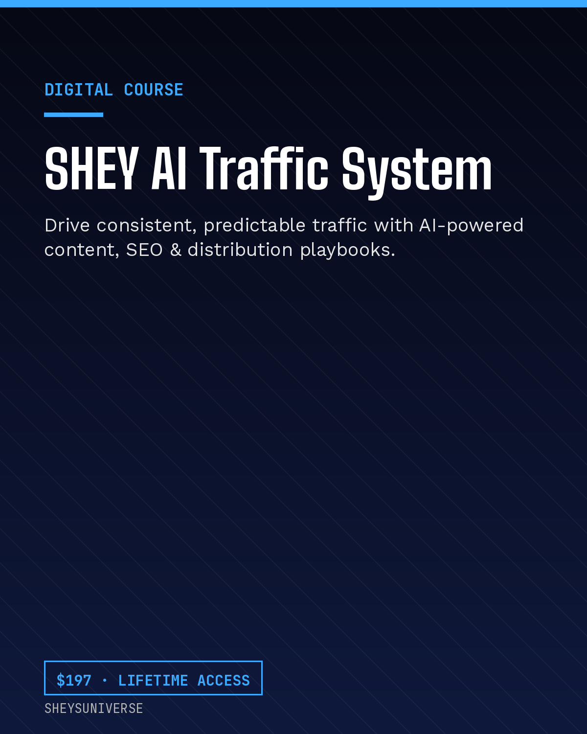 SHEY AI Traffic System cover