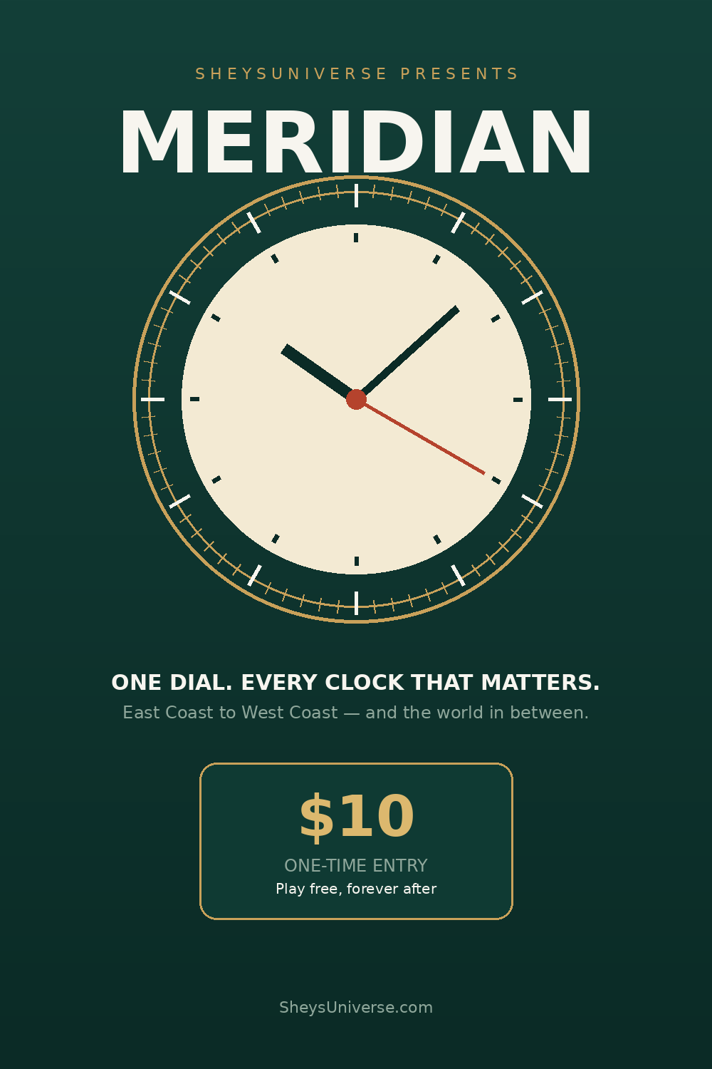 Meridian World Time Access Pass cover