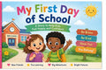 My First Day of School book cover - two kids walking to school