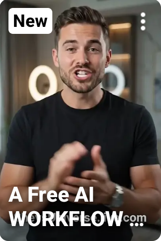 SheysUniverse spokesperson introducing the free AI workflow bonus with purchase