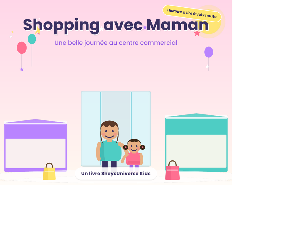 Shopping avec Maman - French cover